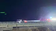 Ankara-Eskişehir yolunda korku dolu anlar: Seyir halindeki tır alev topuna döndü