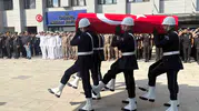 Baba yüreği bu acıya dayanamadı: Şehit oğlunu tekerlekli sandalyeyle uğurladı