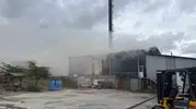 Kastamonu'da süt fabrikasında korkutan yangın: Ekipler zamanla yarıştı