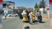 Malatya trafiğinde dehşet anları: Yol verme kavgası ehliyetten etti