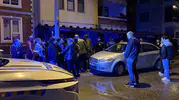 İzmit'te korku dolu anlar: Temel kazısı sonrası binalar boşaltıldı