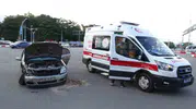 Malatya kara yolunda şiddetli çarpışma: Üç kişi hastanelik oldu