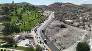 Şanlıurfa'nın inanç turizmi rotasında hummalı asfalt mesaisi