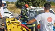 Denizli'de trafik dehşeti: İki araç çarpıştı, beş kişi hastanelik oldu