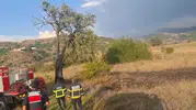 Gerede'de gökyüzünden gelen kıvılcım paniğe yol açtı