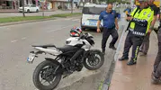 Samsun'da trafik kazası: Motosikletli sürücü hastanelik oldu