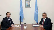 Kıbrıs'ta kritik zirve: Erhürman ve Hristodulidis ara bölgede buluştu
