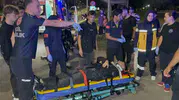 Samsun'da geceyi karıştıran zincirleme kaza: İki motosiklet sürücüsü hastanelik oldu