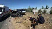 Çorlu yolunda şiddetli çarpışma: Beş kişi hastanelik oldu
