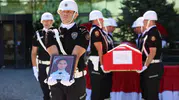 Palu'da görev başındaki acı veda: Polis memuru Mert Ozan Şindi son yolculuğuna uğurlandı