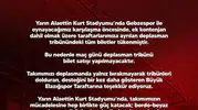 Gakgoşlar Kocaeli yolcusu: Tribünlerde yer kalmadı