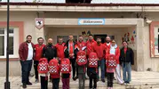 Samsunspor sevgisi kırsaldaki öğrencilerin okul heyecanına ortak oldu