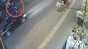 Bursa'da saniyelerle ölçülen dehşet: Kuryenin kaza anı kamerada