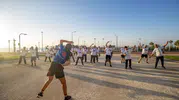 Mersin'in mahalle temsilcileri bu kez saha için değil sağlık için bir araya geldi