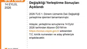 Tıpta Uzmanlık Eğitimi İçin Beklenen Gün Geldi: Yerleştirme Sonuçları Erişime Açıldı