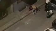 Sultangazi'de aile içi gerilim sokağa taştı: Kadına şiddet ve bebek arabalı saldırı anları kamerada