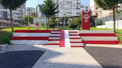 Samsun'un parklarında kırmızı-beyaz rüzgarı esiyor