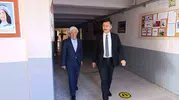 Bolvadin'de eğitim mesaisi: Müdür Keleş'ten okullara sabah baskını