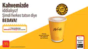 Ekim ayının ilk haftasında kahve molaları McDonald’s ile ücretsiz şenleniyor