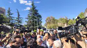 Ahmet Davutoğlu adliye koridorlarında: Hakkında başlatılan soruşturma için ifade verdi
