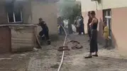 Kovancılar'da korkutan alevler: Köydeki yapıyı küle çevirdi