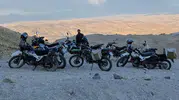 Adilcevazlı motorcuların zirve inadı: 4058 metrede dev Türk bayrağı