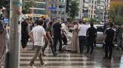 Gazi Caddesi'nde dehşet anları: Çarptığı yayayı bırakıp izini kaybettirdi