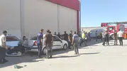 Kayseri'de dehşet anları: Kontrolden çıkan otomobil park halindeki araçları biçti