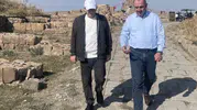 Anadolu'nun kadim kapısı Ani'de hummalı çalışma: Vali Polat yerinde inceledi