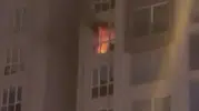 Büyükçekmece'de geceyi kabusa çeviren yangın: 12 katlı binada mahsur kalanlar için nefes kesen kurtarma operasyonu