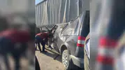 Suruç yolunda acı bilanço: Minibüs TIR'a çarptı, iki kişi hayatını kaybetti
