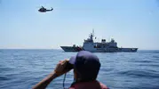 Silivri açıklarında korkunç kaza: 10 denizciyi arama çalışmaları havadan görüntülendi