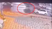 Ankara'da dehşet anları: Çalıntı motosikletle yapılan kaza kamerada