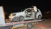 Çarpışmanın ardından sırra kadem bastılar: Kaza yerinde terk edilmiş araç şoku