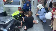 Samsun'da yürekleri ağza getiren kaza: Otomobilin çarptığı küçük çocuk hayatta
