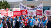 Milaslı işçiler ve muhtarlar Ankara'da: Geleceğimiz için Danıştay'ın kapısındayız