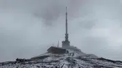 Erzurum'da kışın habercisi geldi: Palandöken'in zirvesi beyaza büründü