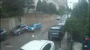 Bursa'da sabah trafiğinde dehşet anları: Kontrolden çıkan otomobil takla attı