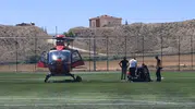 Zamanla yarışan sağlık ekipleri: Darende'den Malatya'ya kritik hava köprüsü