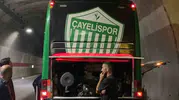 Dualarla yola çıkan Çayelispor'un Erzurum yolculuğu tünelde kabusa döndü