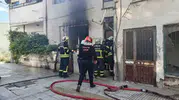Çorum'da apartman sakinlerini sokağa döken alevler kontrol altına alındı