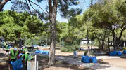 Manavgat sahillerinde şaşırtan görüntü: Hükümlüler gönüllü olarak temizlik yapıyor