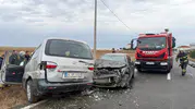 Tekirdağ'da korkunç çarpışma: İki araç hurdaya döndü, altı kişi hastanelik oldu