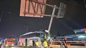 Adana'da gece yarısı dehşeti: Otobüs demir yığınına döndü