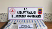 Aksaray'da kaçak tütün şebekesine jandarma darbesi: Milyonluk vurgun engellendi