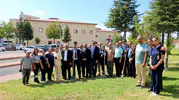 Kayseri'de sağlık kampüsünde yeşil dönüşüm: Fidanlar toprakla buluştu