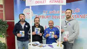 Bayburt'ta kanserle mücadele için mor kurdele seferberliği