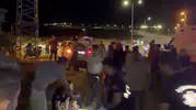 Adıyaman’da trafik kabusu: Gençlerin bulunduğu motosiklet hurdaya döndü