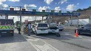 İstanbul Havalimanı yolunda gişe paniği: Zincirleme kaza trafiği kilitledi