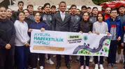Çaycuma'da pedal çevirenler ve yürüyenler sağlıklı bir gelecek için buluştu